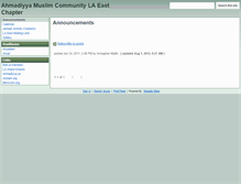 Tablet Screenshot of lae.thechinomosque.org